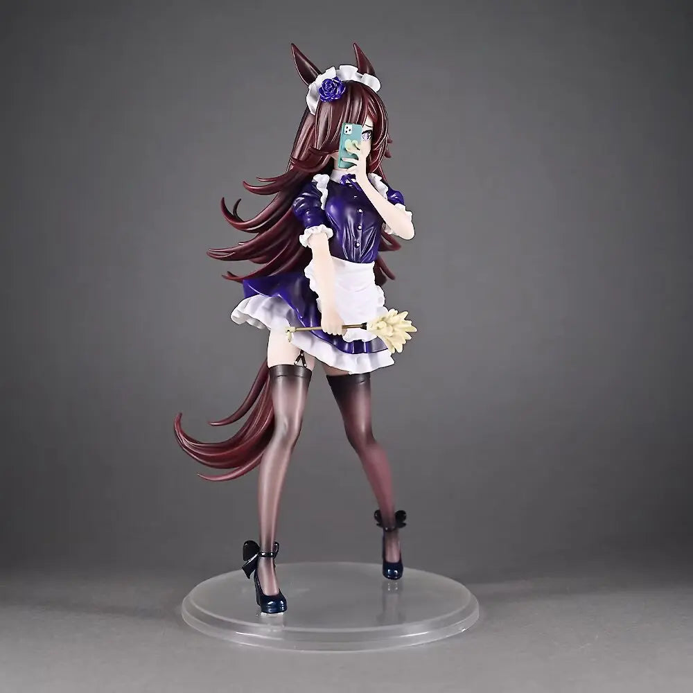 25cm Umamusume: Pretty Derby Figure Rice Shower Figures Game Doll Collection Statue Desk Decoration Model Toys Birthday Gifts