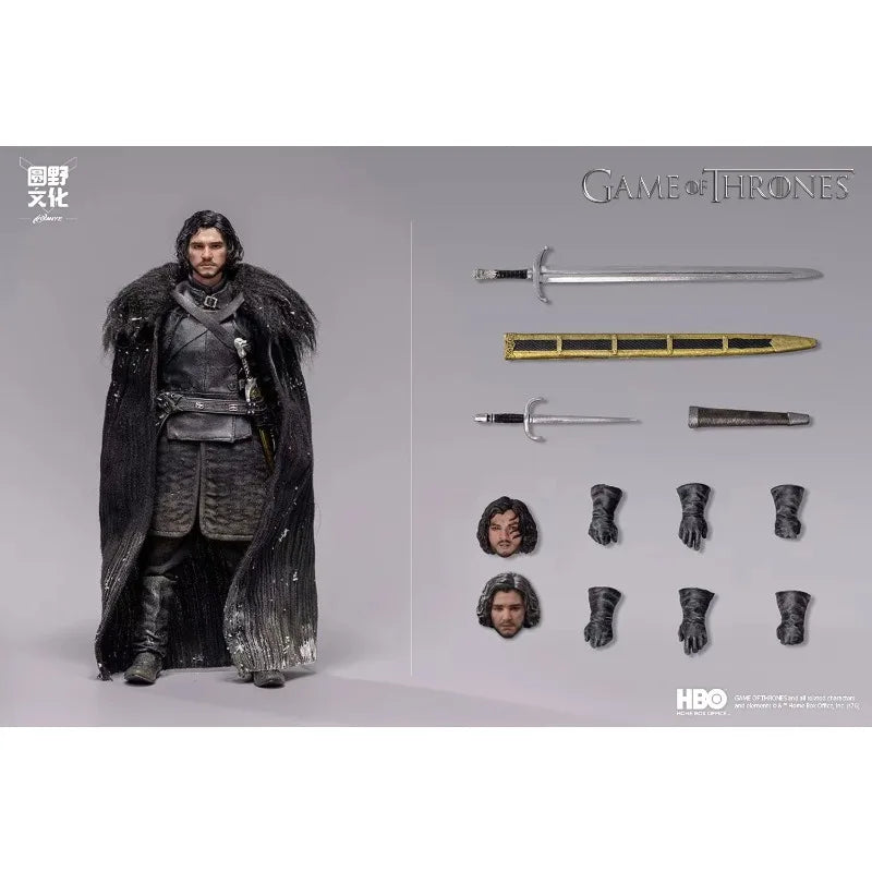 Demnächst erhältlich: 1/12 Fondjoy Yuanye X Kongling Toys GoT Jon Snow Sammelfigur Stoffmodell Ornament Geschenk