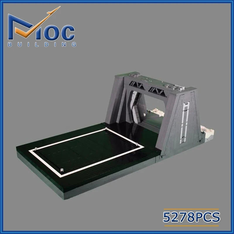 MOC Space Movie Series Imperial Medium Vehicle Base Model Building Blocks DIY Assemble Bricks Creative Toys Collection Gifts