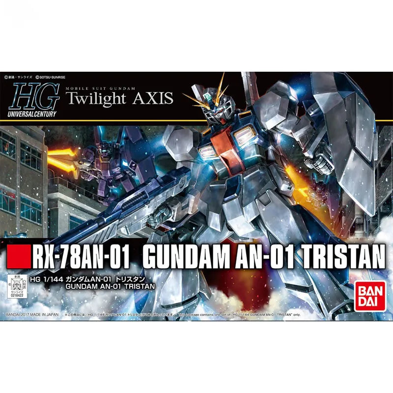 Bandai Genuine HG Tristan Gundam RX-78AN-01 1/144 Anime Action Figure Assembly Model Toys Gifts For Children Collectibles Hobby