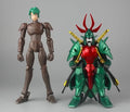In Stock Lutoys Model Yoroiden Samurai Troopers / Ronin Warriors Dark Warrior Poison Demon General Action Figures Gift