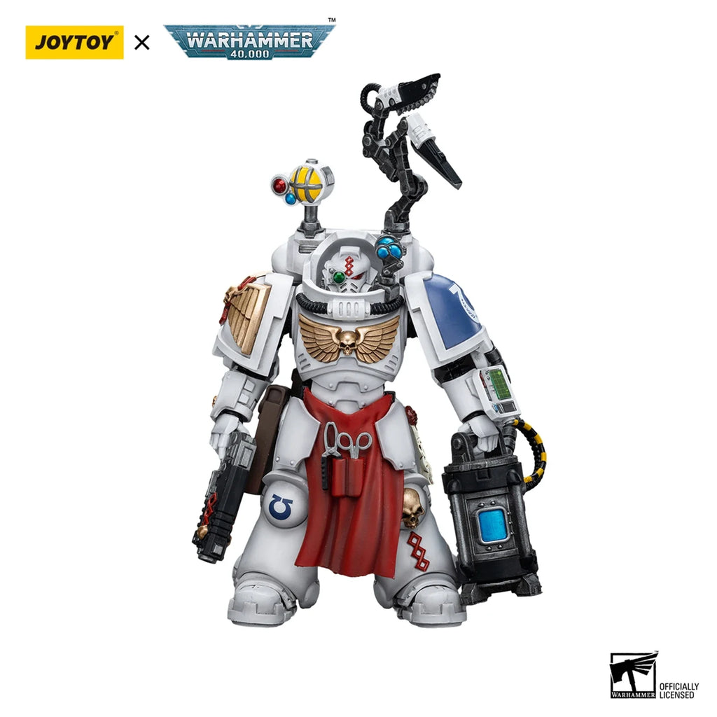 JOYTOY Warhammer 40000 1/18 Action Figures 13.6cm Uitramarines Apothecary Biologis JT7219