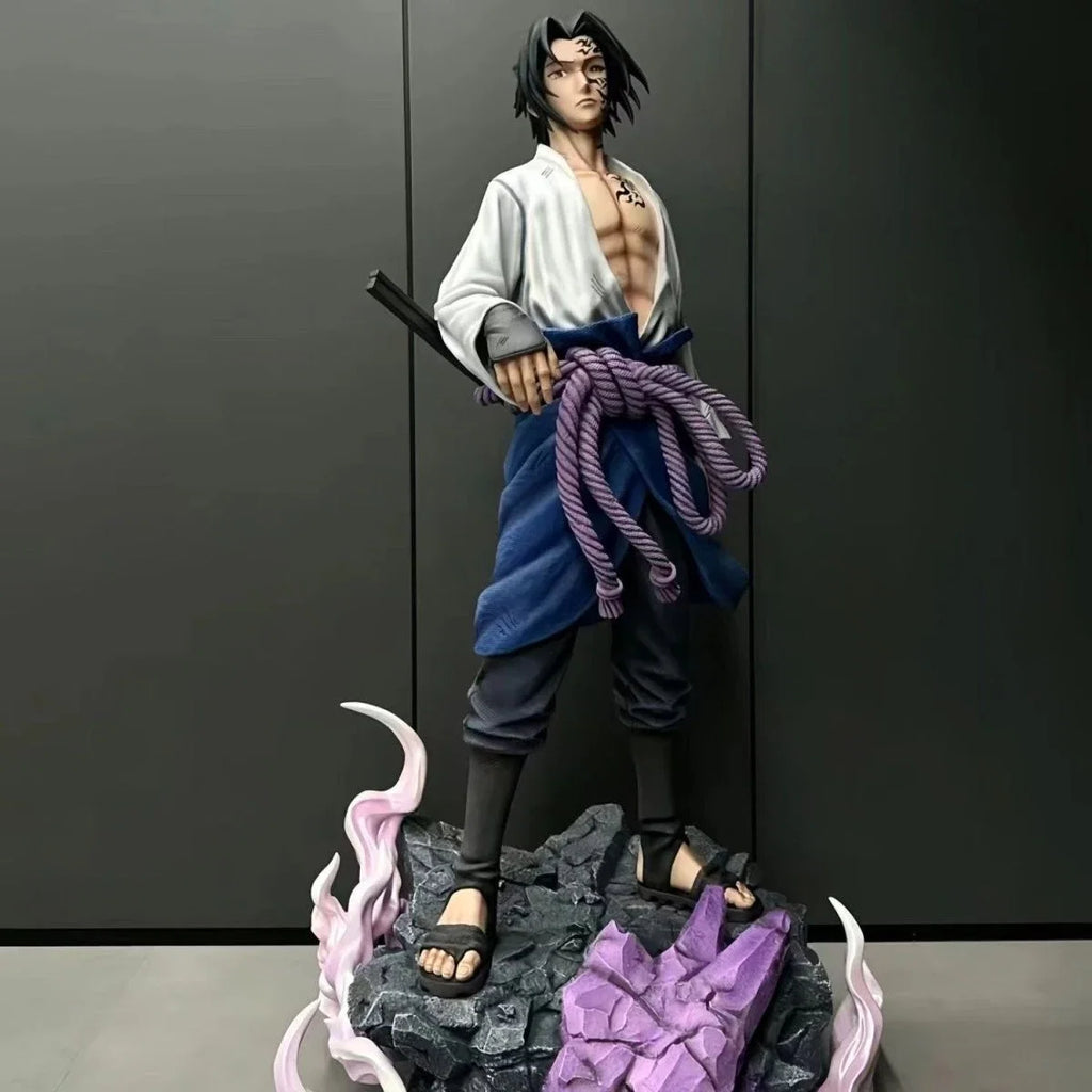27.5cm Naruto Anime Figure Uzumaki Naruto Uchiha Sasuke Action Figurine Pvc Model Statue Doll Collection Decoration Toy Kid