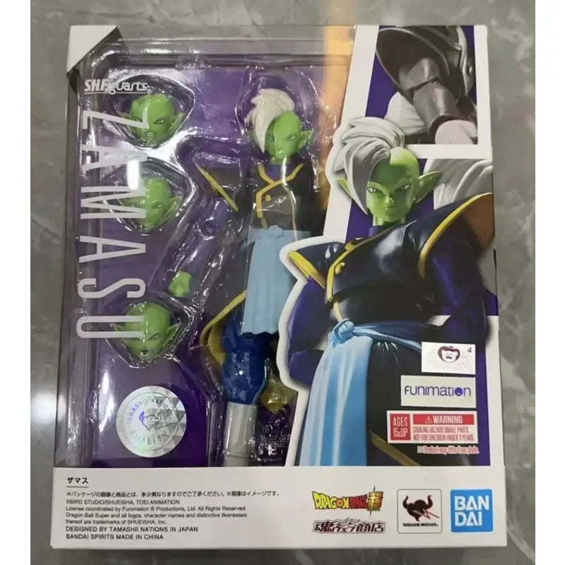 100% original bandai sh figuarts shf dragon ball zamasu action figures north america only model toys figura in stock