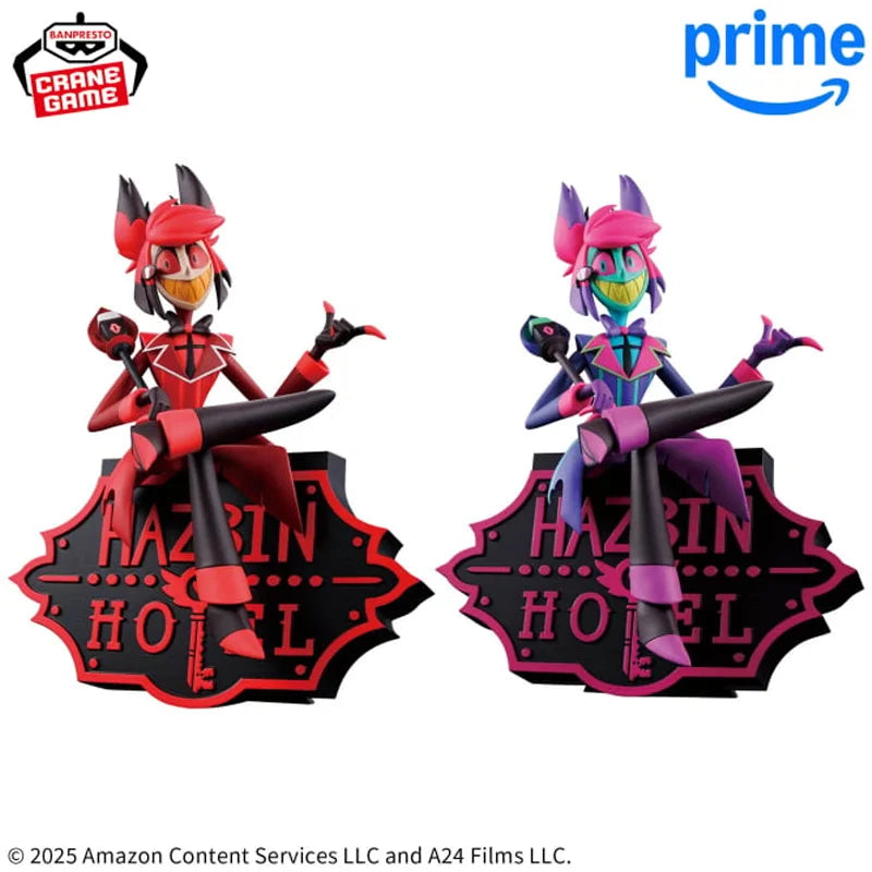 100% Genuine Bandai Namco Banpresto Hazbin Hotel Alastor Primary Colors Heterochromatic Collector Anime Figure Model Toy Gift