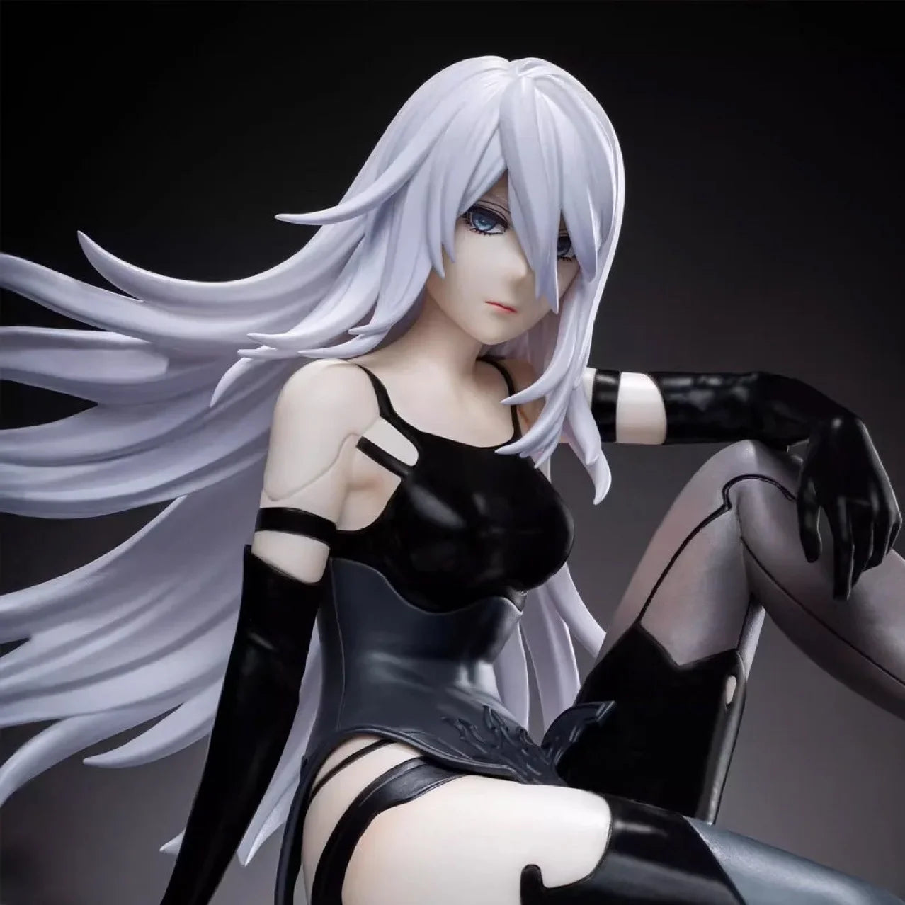 Original Sega NieR:Automata Ver1.1a Chokonose Premium Figure A2 YoRHa Type A No.2 Anime Figure Action Model Collectible Toys Gif