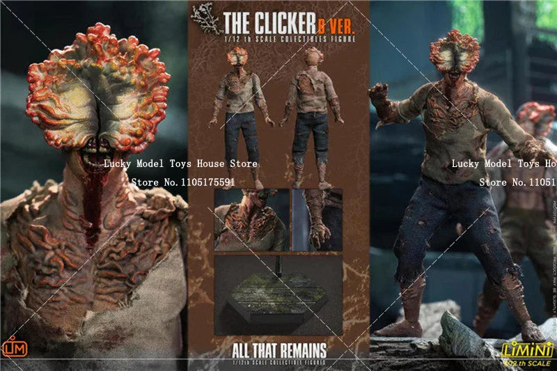 2 Versionen LIMTOYS 1/12 The Clicker LMN009 LMN010 Blutnarbenkörper Actionfigur Filmfans Sammlerstück 6-Zoll-Soldatenmodell
