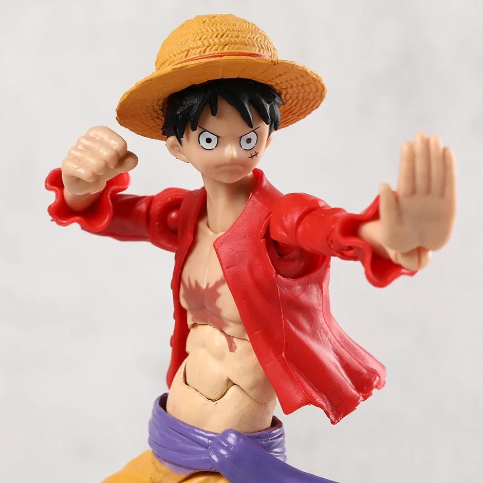 Luffy Invasion of Onigashima Anime Action Figure Toy Collection Figurine Doll