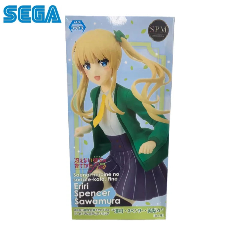In Stock Sega Original How To Raise A Boring Girlfriend Sawamura Spencer Eriri Action Figure Model Doll Brand New Boxed Toys