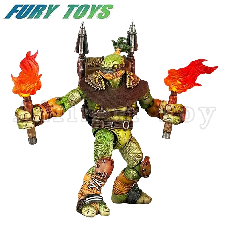 Fury Toys 1/12 5inches Action Figure Wave 3 Rage Samurai Force Turtle Summer Anime Model