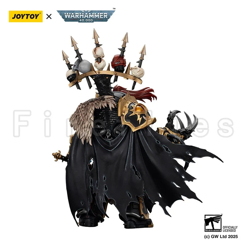 1/18 JOYTOY Action Figure 40K Black Legion Abaddon the Despoiler with Drach'nyen and the Talon of Horus Anime Toy