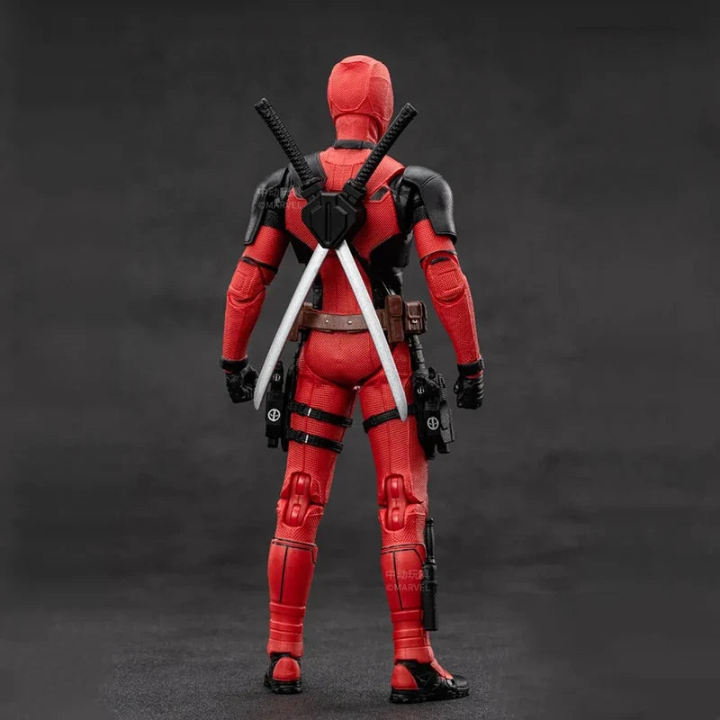 New ZD Toys Deadpool & Wolverine Model 7in 1/10 Action Figures Deadpool Model Marvel Superheroes Collection Ornaments Boys Gifts
