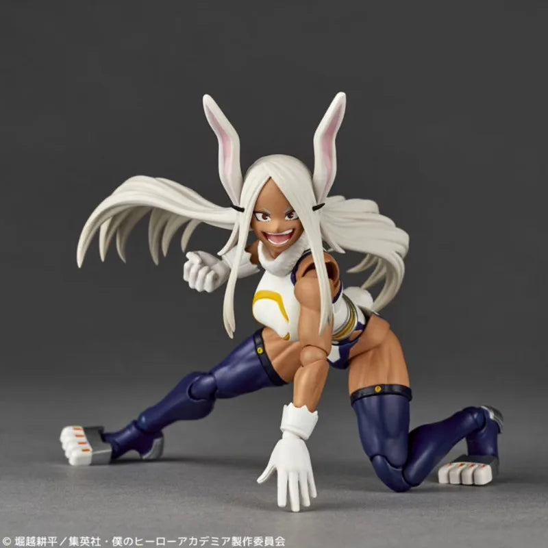 Original Kaiyodo Revoltech Mirko My Hero Academia Amazing Yamaguchi In Stock Anime Collection Figures Model Toys