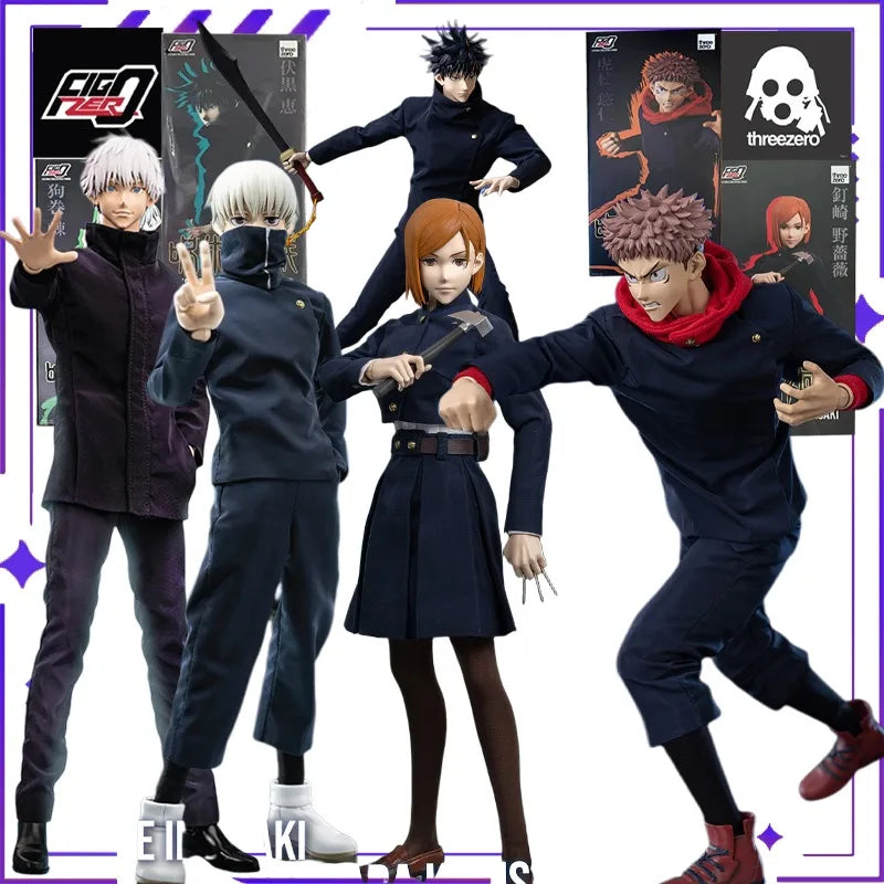 Spot Threezero Original FigZero Series Spell Battle Gojo 1:6 Finished Movable Doll Model Handmade Toy Gift Collection Ornament