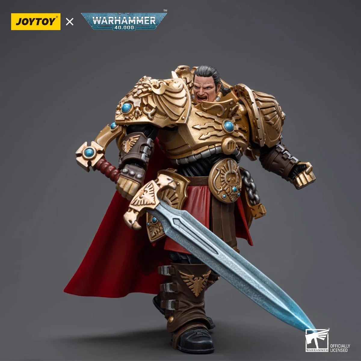 JOYTOY Warhammer 40K Action Figure Adeptus Custodes Blade Champion Anime Figure Joints Movable Figurine Collection Model Toys