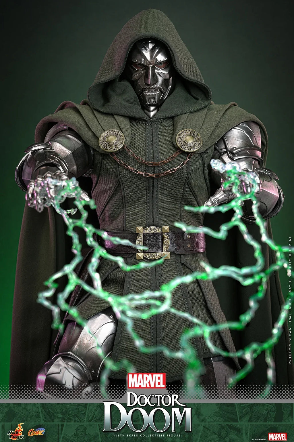 In Stock Hottoys CMS022 Doctor Doom 1/6 Soldier Doll Animation Action Figure Toy Gift Model Collection