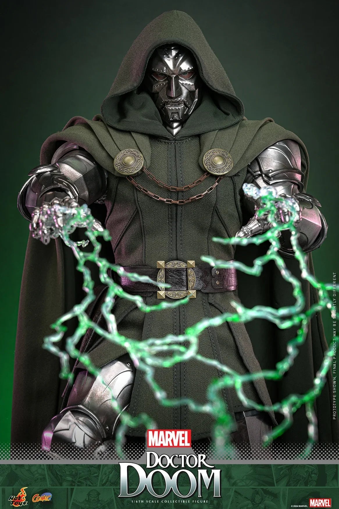 In Stock Hottoys CMS022 Doctor Doom 1/6 Soldier Doll Animation Action Figure Toy Gift Model Collection