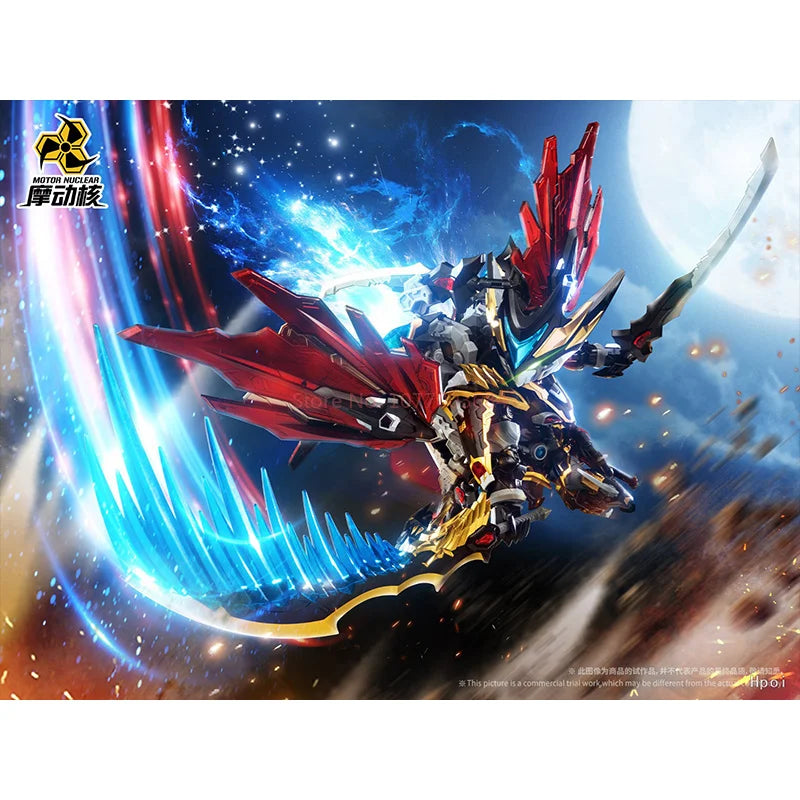 In Stock！Motor Nuclear Mnpq-Xh04 Anime Robot Q Version Ganjiang Assembling Model Mobile Mecha Assembly Model Action Figurine