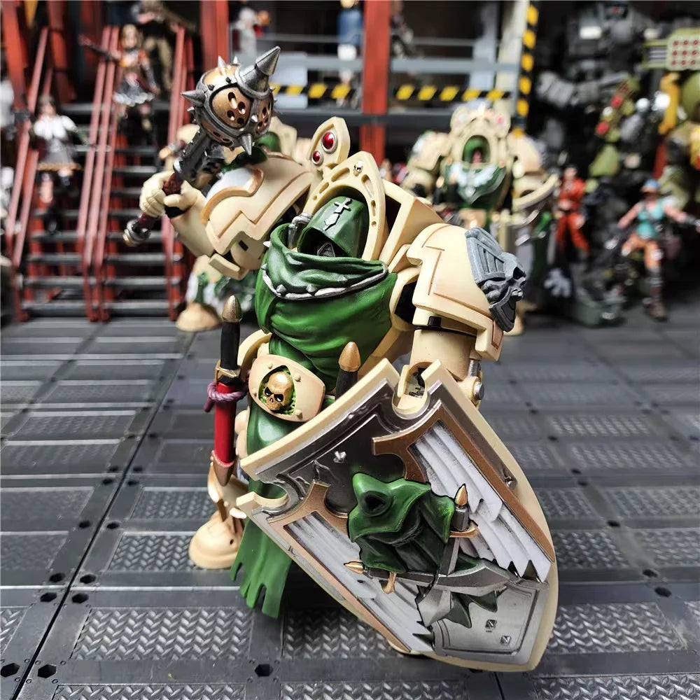 【JOYTOY】Warhammer 40K 1/18 Action Figure Dark Angel Deathwing Knight 3 Pieces Anime Military Model Toy Gift Collection