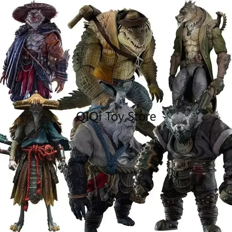 Craftsman's League Furui White Tiger Hermit Old Man White Werewolf William Crocodile Rabbit Panda Yin and Yang can be done