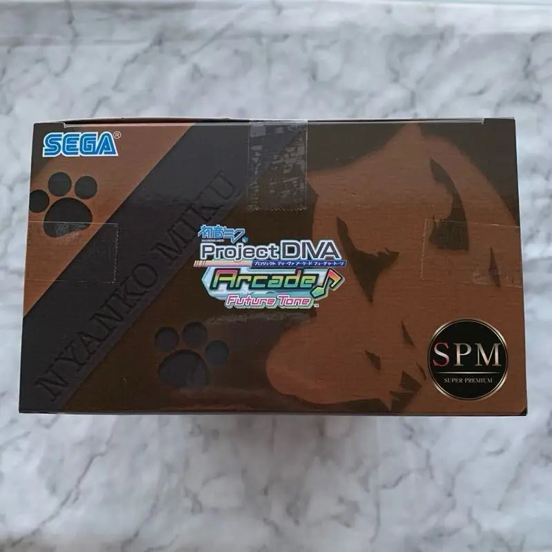 In Stock SEGA Hatsune Miku Project DIVA Arcade Future Tone SPM Hatsune Miku-Little Cat PVC 23CM Anime Action Figures Model Toy