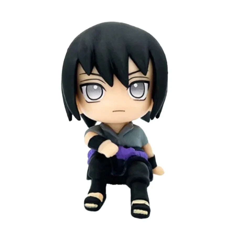 New 10CM Naruto Anime Figure Uzumaki Naruto Kakashi Uchiha Sasuke Itachi Cute Toys Q Figurals Action Figurine Model Model Gift