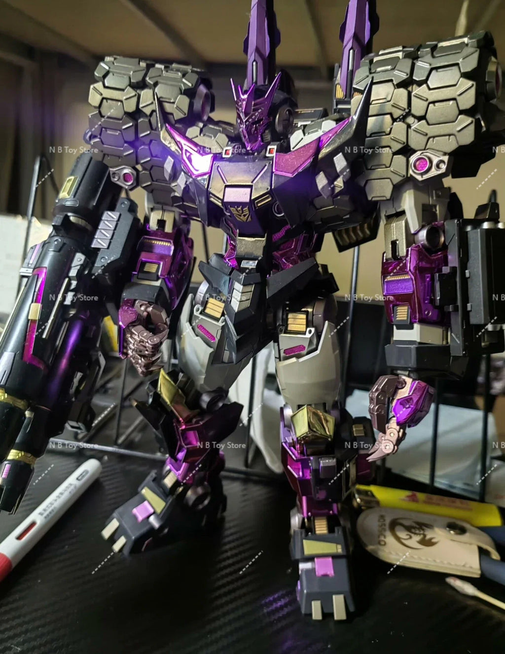 【In Stock】Transformed Toys MC Muscle Bear Limited Edition Tarn Galvanized Version with Official Website Additional Sound Gun