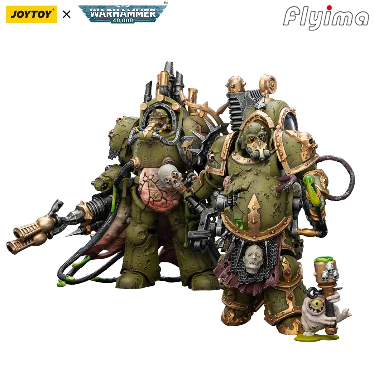 [Pre-order]JOYTOY Warhammer 40K 1/18 Action Figure Abaddon the Despoiler&Death Guard 3PCS&Heavy Relic Primus Armor 3PCS Model