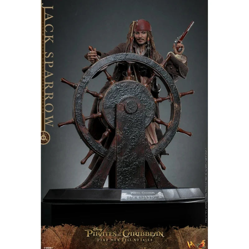 In Stock Hottoys DX37 DX38 Jack Sparrow Pirates of The Caribbean 1/6 Animation Action Figure Toy Gift Model Collection Hobby