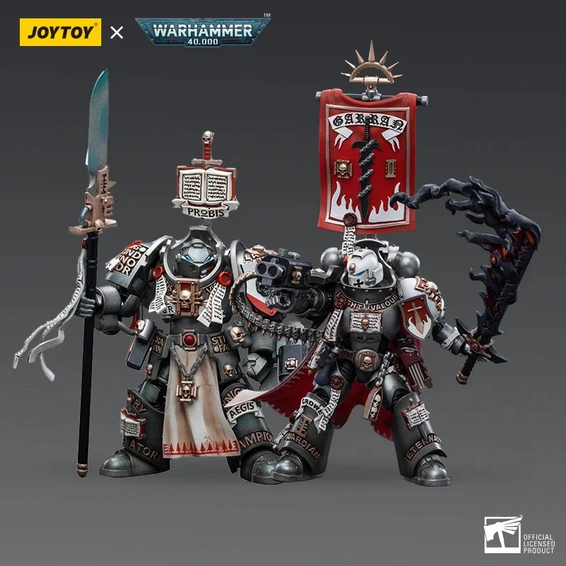 [In-Stock] Joytoy 1/18 Warhammer 40K Grey Knightsbrotherhood Terminator Squad Action Figure Free Shipping Model Anime Collect