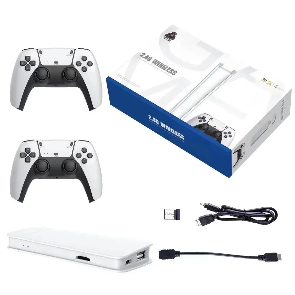 M15 Game Stick 4K HD 20000 GAMES Player 2.4Ghz Wireless Controller HandHeld Arcade Classic 2025 TV Home Video Game Consoles
