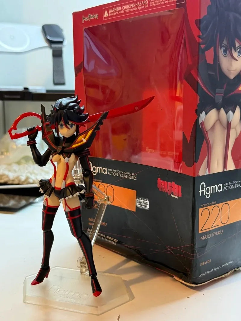 Figma 220 Action Figure Anime Kill La Kill Matoi Ryuuko Figma 220 Pvc Action Figure Collectible 14.5 Model Toy