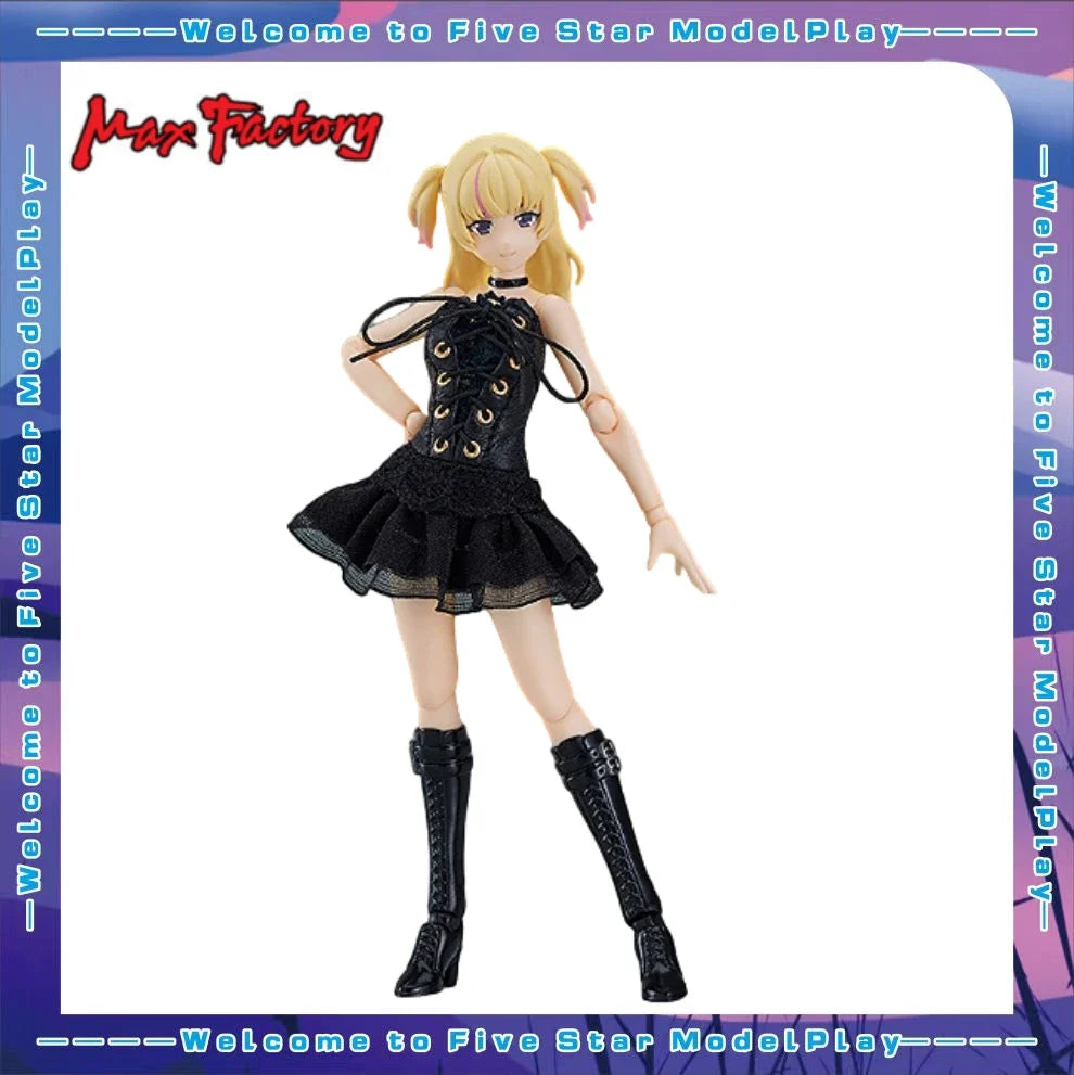 【FS】 Original Max Factory figma 581 Female Body (Yuki) Black Bodycon Dress Figure Model Toys Gifts Collection