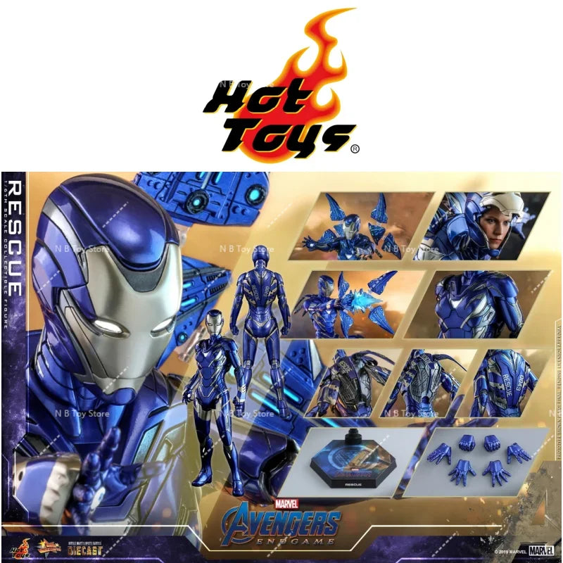 In Stock Genuine HOTTOYS HT MMS538D32 Marvel Avengers 4 Little Chili MK49 Action Figure Model Toys