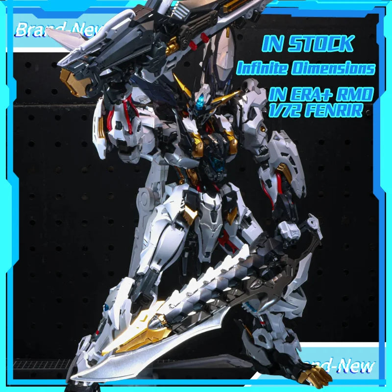 【AUF LAGER】IN ERA+ RMD 1/72 FENRIR Infinite Dimensions Wolfskönig Barbatos Legierung Skelett Bausatz Plastikmodell Spielzeug Geschenk