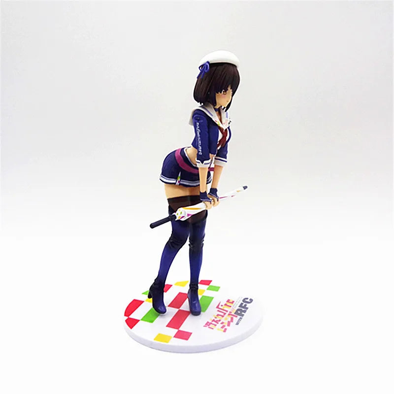 Anime Saekano How to Raise a Boring Girlfriend Figure Racing Girl Megumi Kato Take Umbrella Action Figure Sexy Girls Model Doll