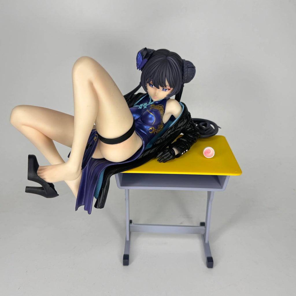 Blue Blue Archive Fans Due to Misaki Full Painting Pretty Girl Anime GK Model Ornament Handmade Trendy Play