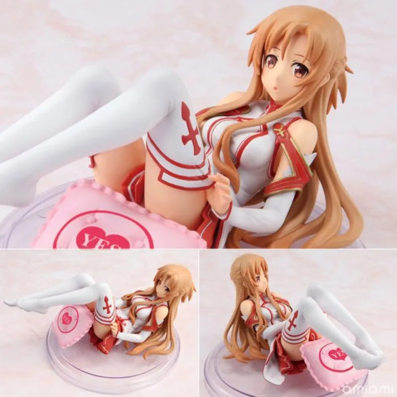 Sword Art Online Anime Yuuki Asuna Figure Model Desktop Decoration PVC Doll Action Figure Collect Toys Gifts