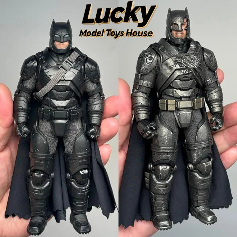 Manipple Studio M074 1/12 Heavy Armored Bat Mask Dark Hero Actionfigur Super Flexible 6 Zoll Männliche Soldat Modell Geschenke