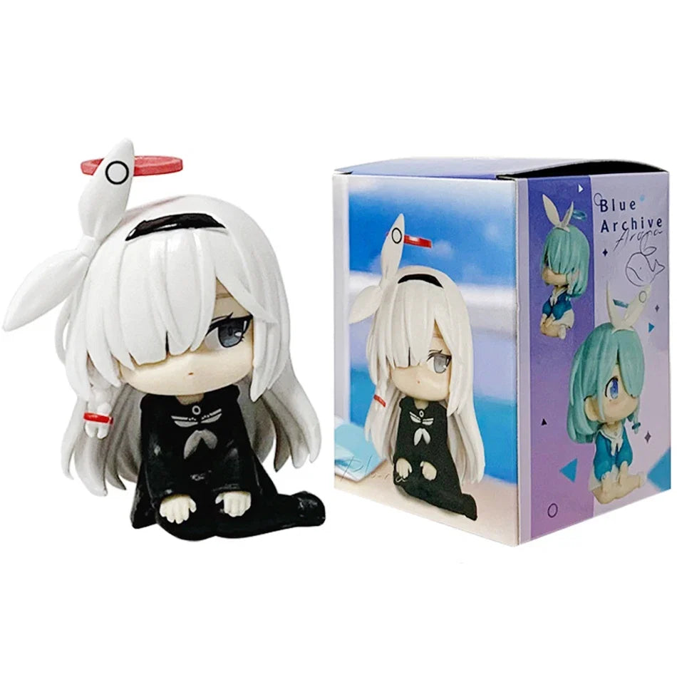 In Stock Blue Archive Plana Arona Figure PVC Anime Collect Anime Characters Ornaments Cute Cartoon Festival Christmas Gift
