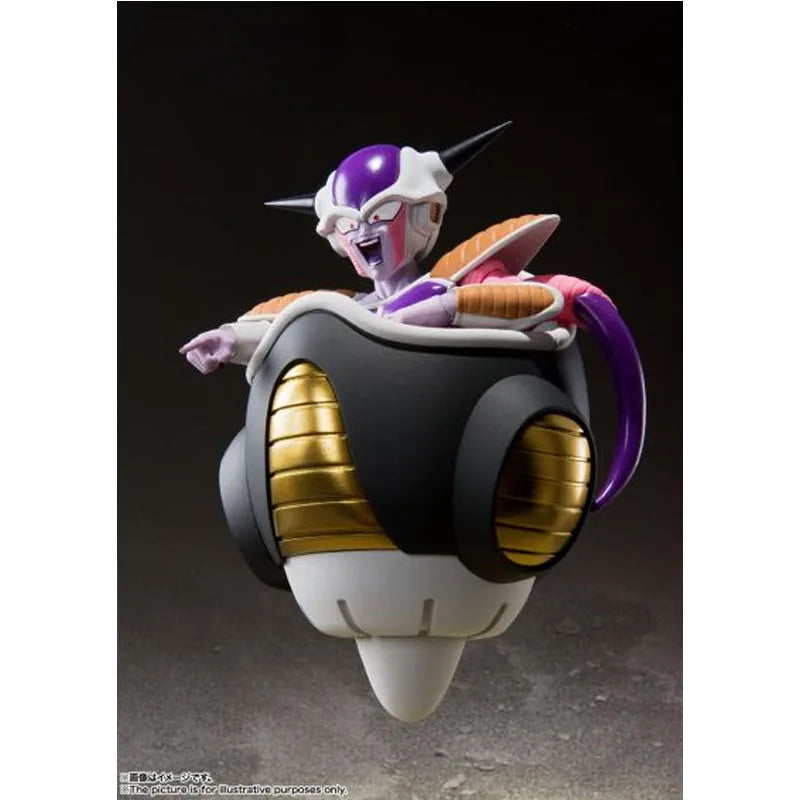 Bandai Original S.H.Figuarts Frieza First Form Frieza Pod 110mm Anime Action Figure Assembly Model Toys  Model Gifts for Boys