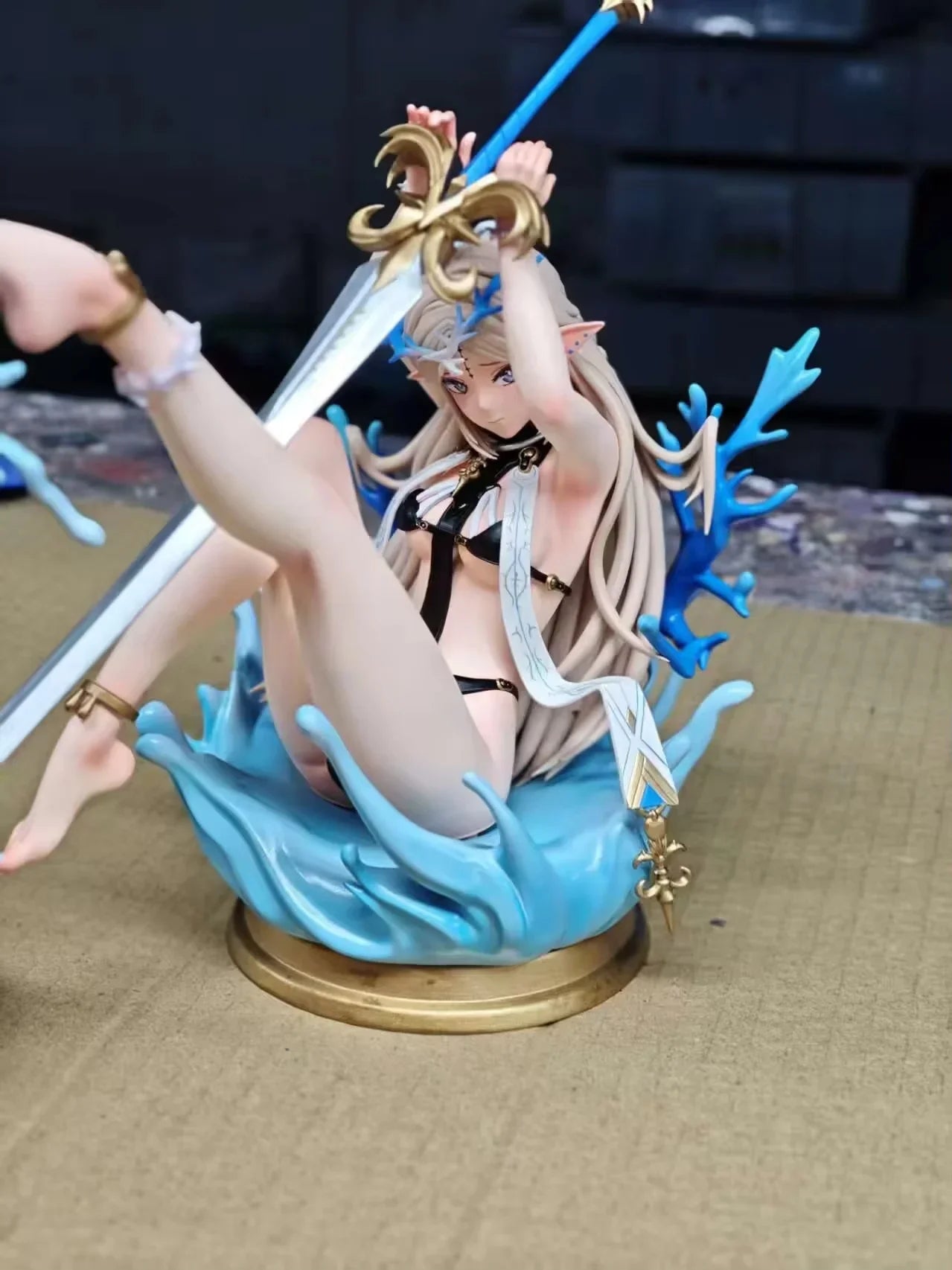 Cartethyia Erciyuan Beautiful Girl Desktop Ornaments Cadicia Chassis Model Garage Kit Action Figure Collectible Gift for Fans