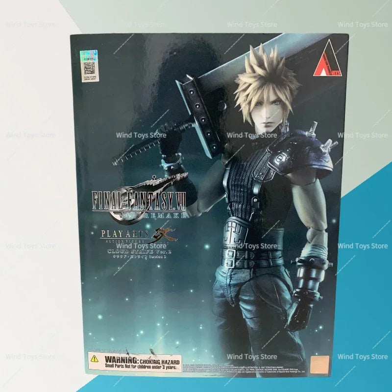 Original SE PlayArts Remake Version 2.0 Cloud Strife Sephiroth Tifa Yuffie Kisaragi Aerith PVC Action Figure Model Toys