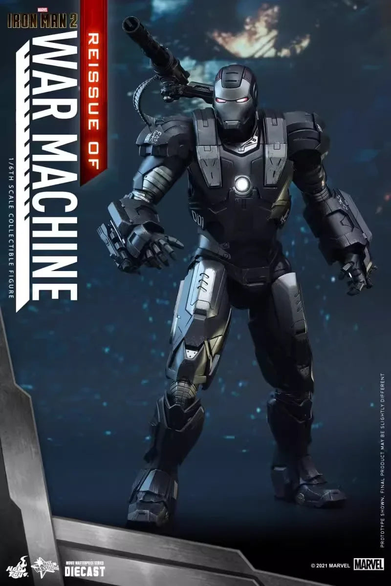 Original HOTTOYS 1/6 Die-cast Alloy MMS331 D13B Iron Man 2 War Machine MK1 Action Figure Model Toys Collection Scene Ornaments