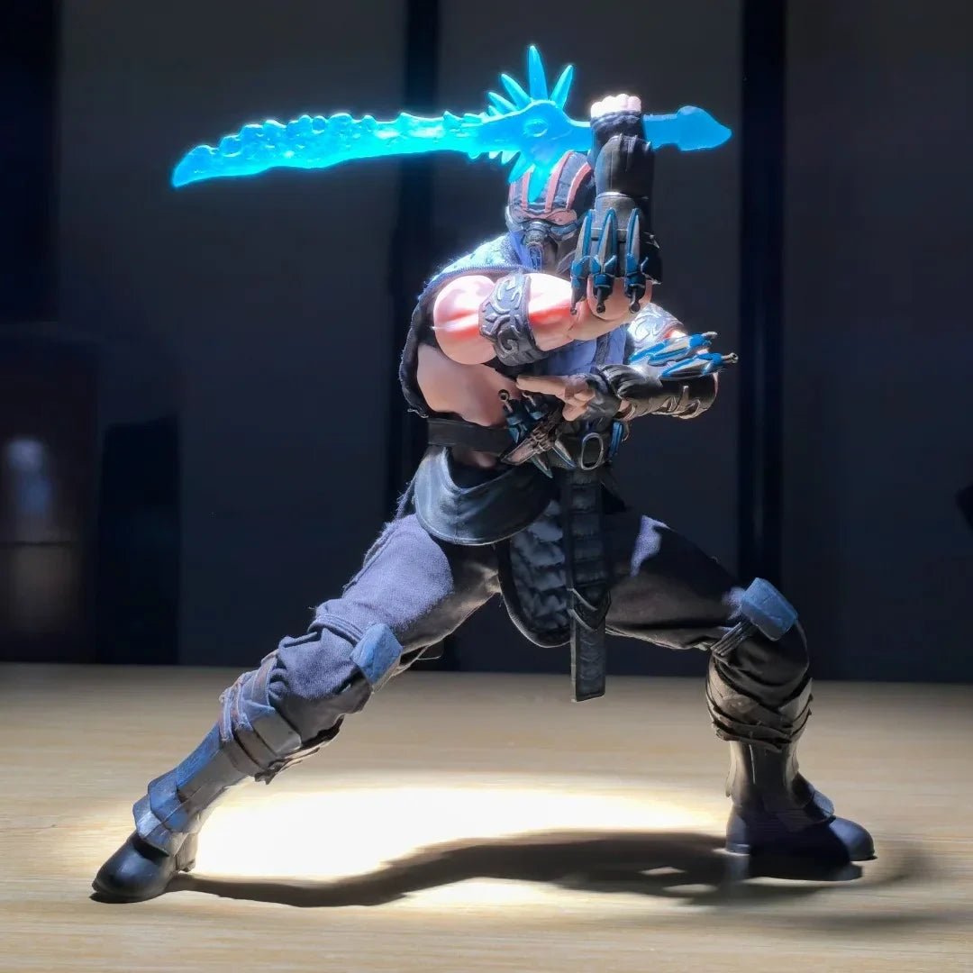 In Stosk Original Joy Man Toys JMToys ZK001 1/12 Mortal Kombat Figures Sub-Zero Action Anime Figurine Classic Sub-Zero Models