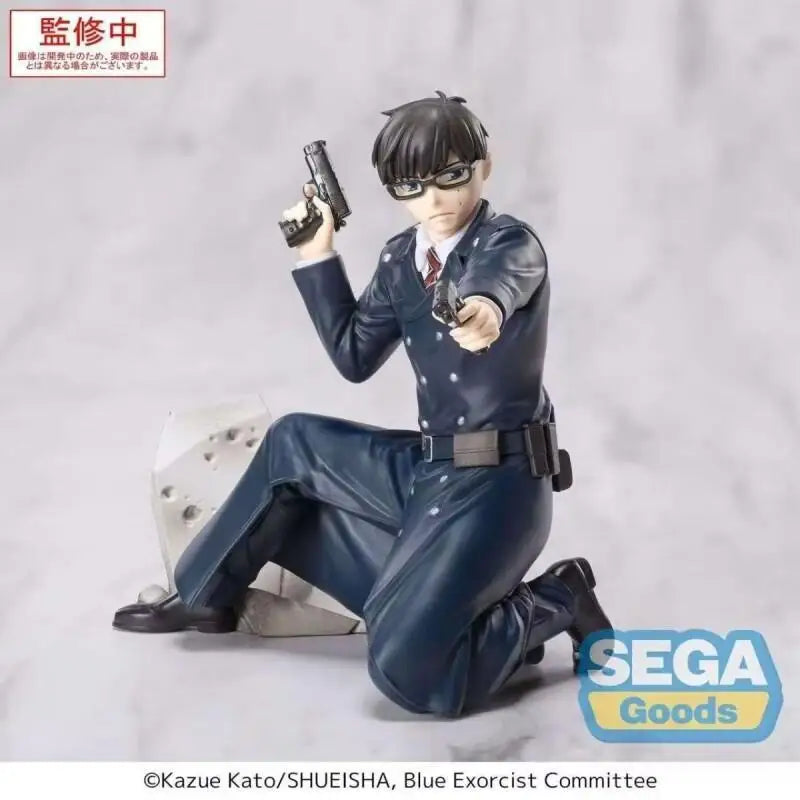 100% Genuine Sega Blue Exorcist Okumura Rin Yukio Pvc Collector Ornament Anime Figure Model Toy Gift New and Unopened In Stock