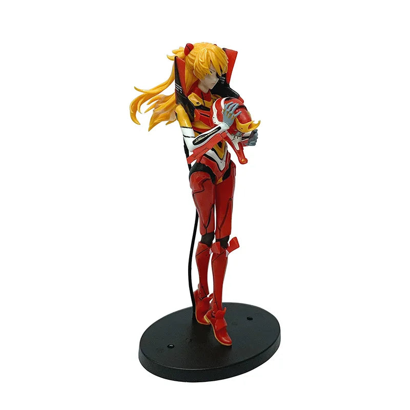 22CM Anime Evangelion Asuka Langley Soryu Figure Shin Gekijouban Ha Souryuu 1/7 Test Suit Ver Model Toy Gift Aciton Figure