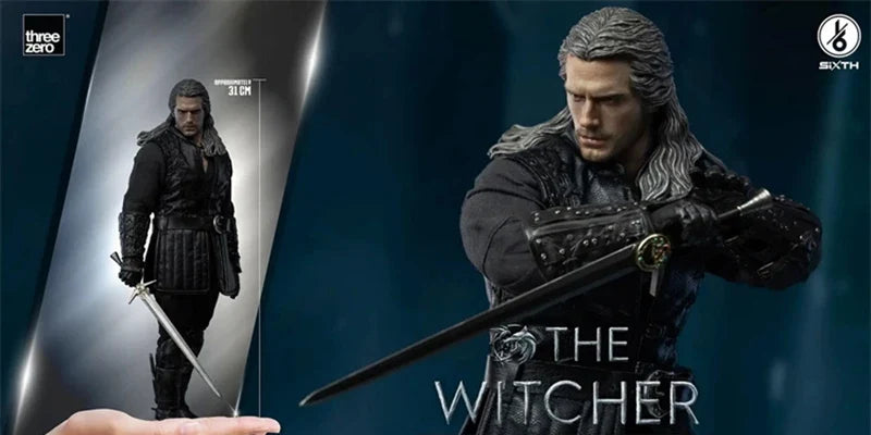 Threezero 3Z05320W0 1/6 Scale Male Witcher Demon Hunter Wolf Geralt 12'' Full Set Collectible Action Figure Model For Fans Gifts