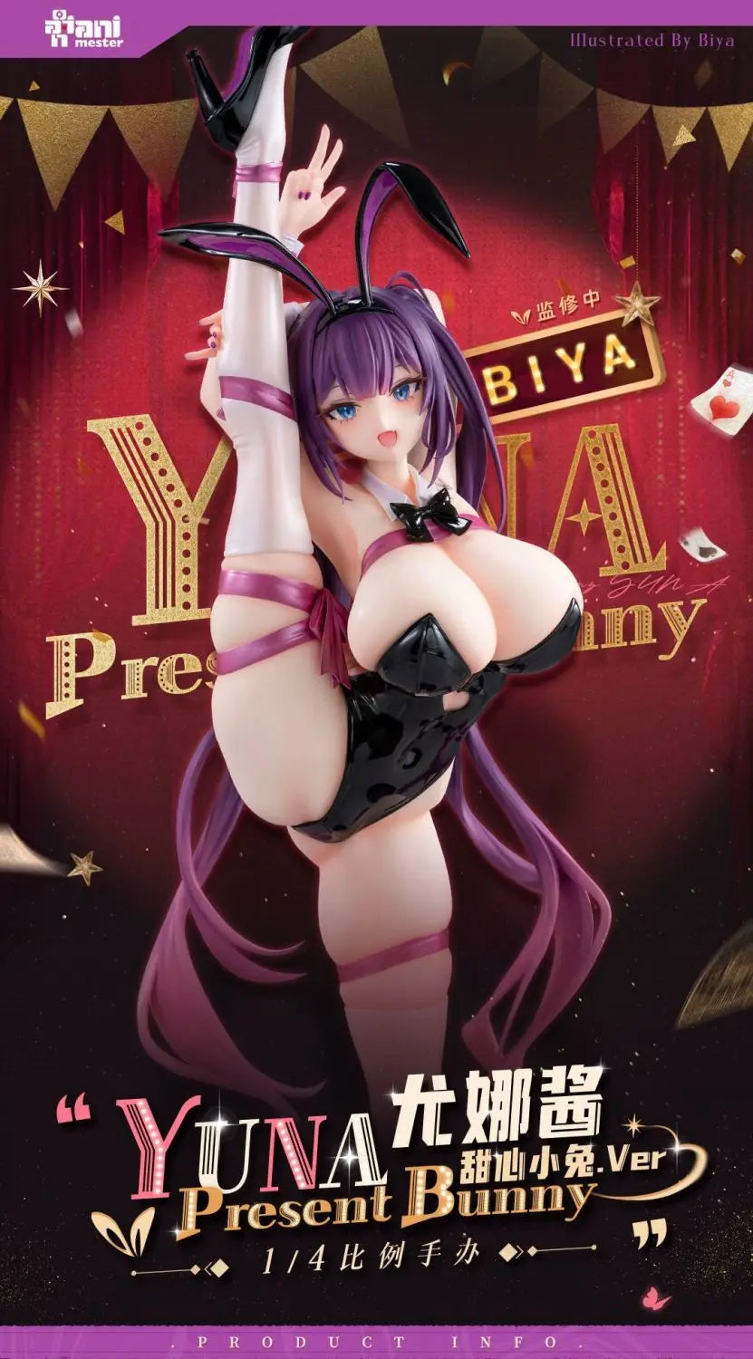 AniMester Grand Manga Master Sweetheart Bunny Yuna-chan YUNA Replacement Face & Special Edition Standing Plate 1/4 Figure