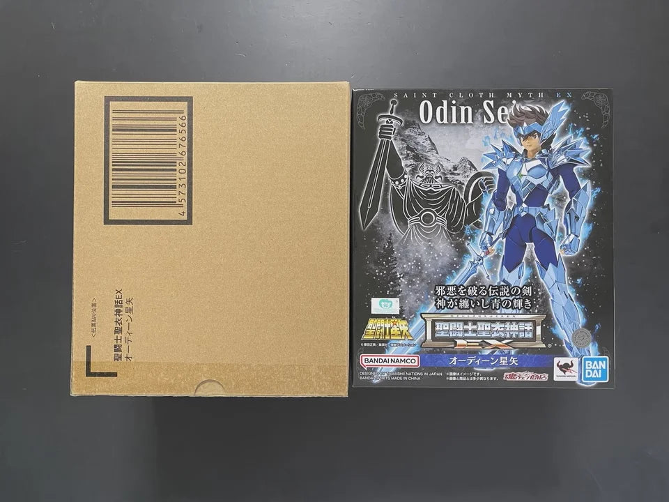 Authentic Bandai Saint Seiya Saint Cloth Myth Ex Odin Seiya Collection Statues Desktop Decoration Gift